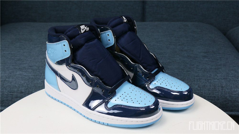 Air Jordan 1 UNC Patent Leather 2019( Based on Europe size)