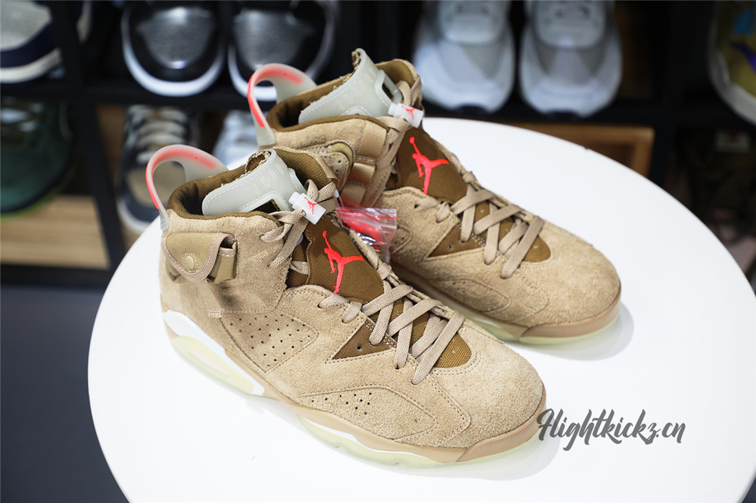 Travis Scott X Air Jordan 6 Retro “British Khaki”