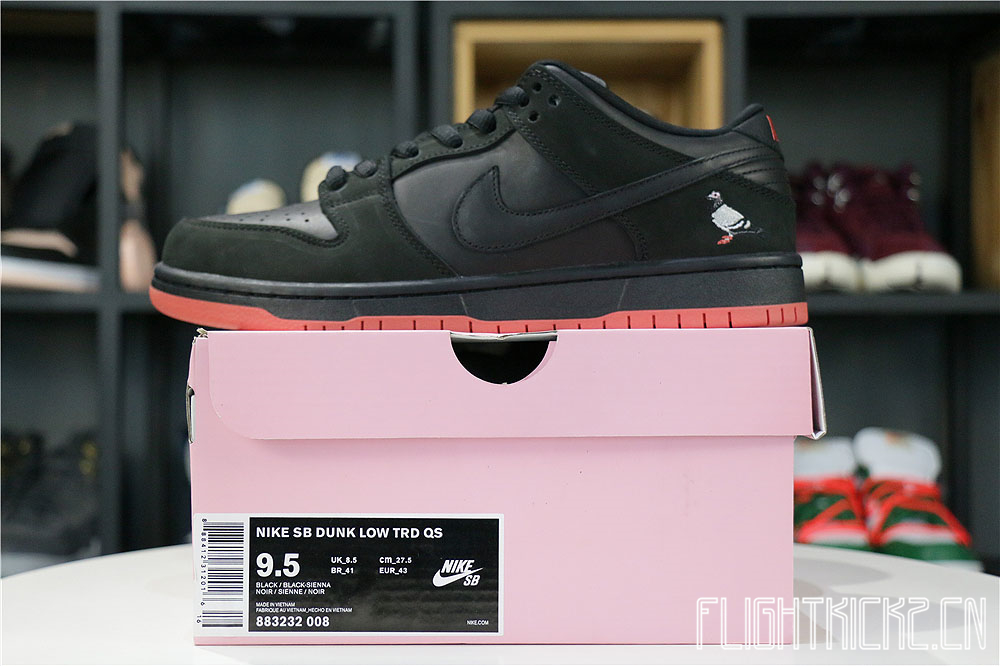 Nike SB Dunk Low Black Pigeon