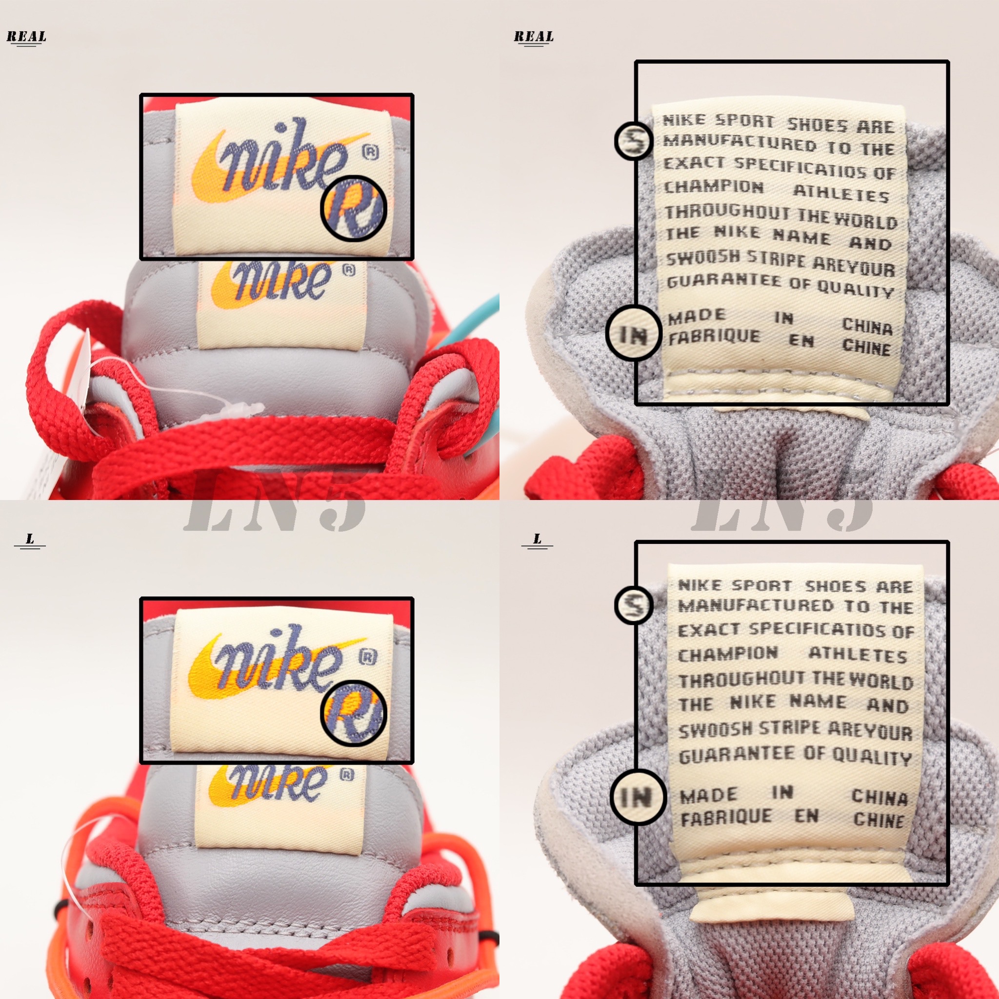 Off White X Nike SB Dunk University Red 2019(LN5 A1 Batch)