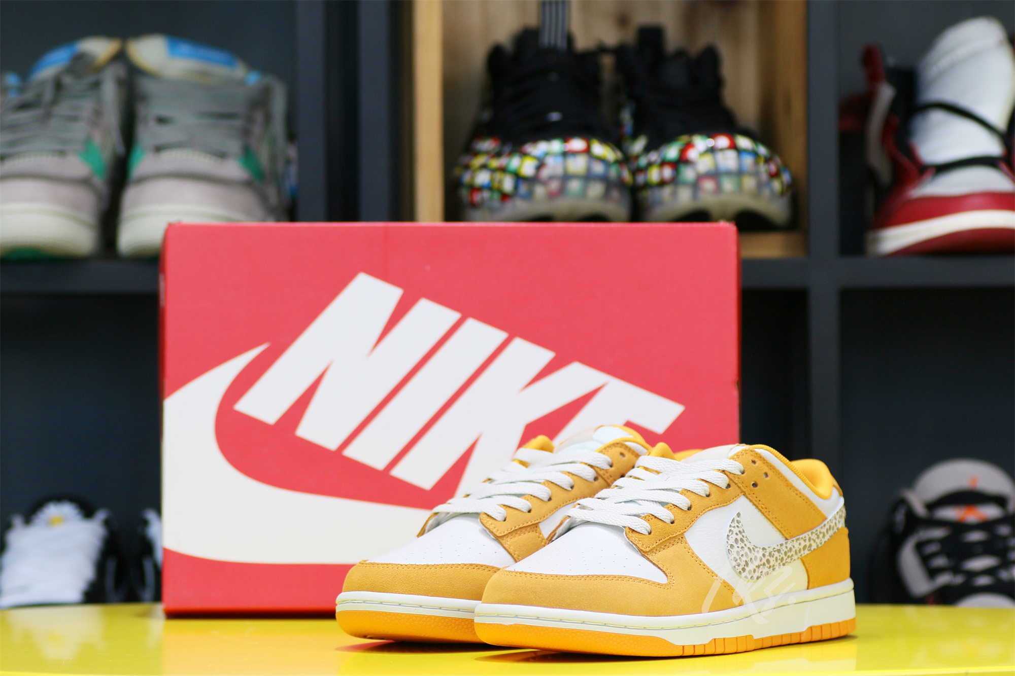 Nike Dunk Low AS Safari Swoosh “Kumquat”