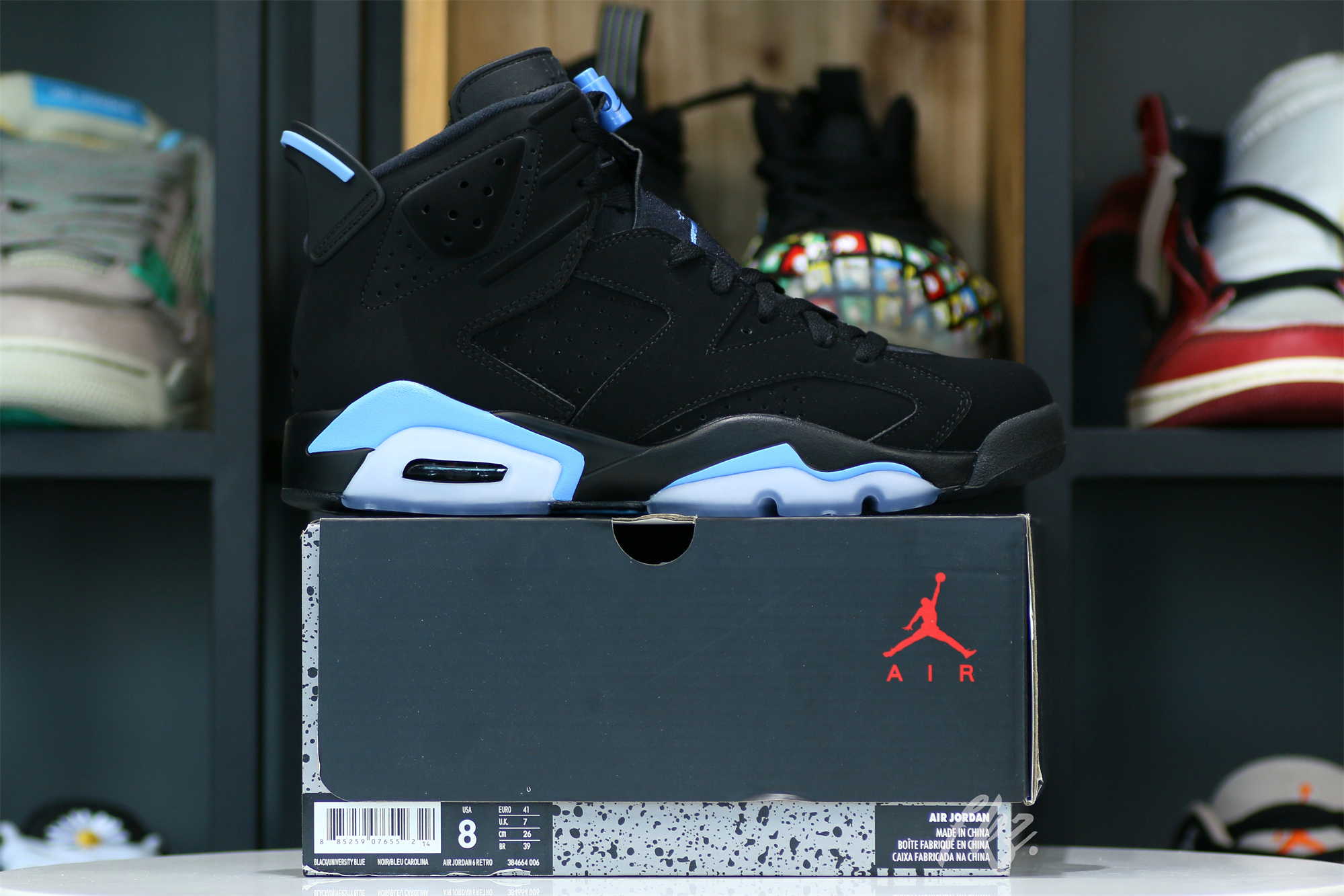 Air Jordan 6 Retro Black UNC 2017