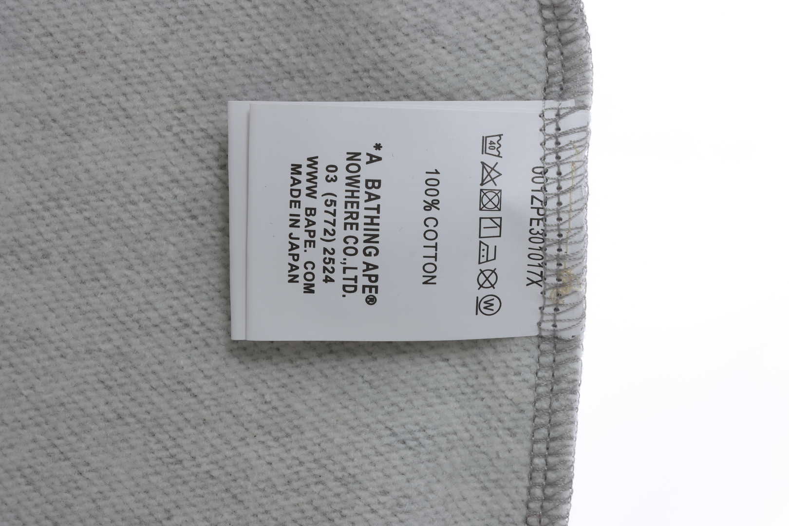 BAPE co-branded tiger head shark gray and pink double hoodie