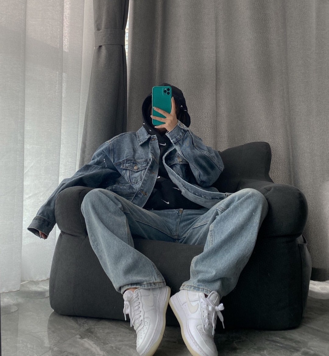 NK swoosh Nike full hook embroidery sports department hooded sweatshirt