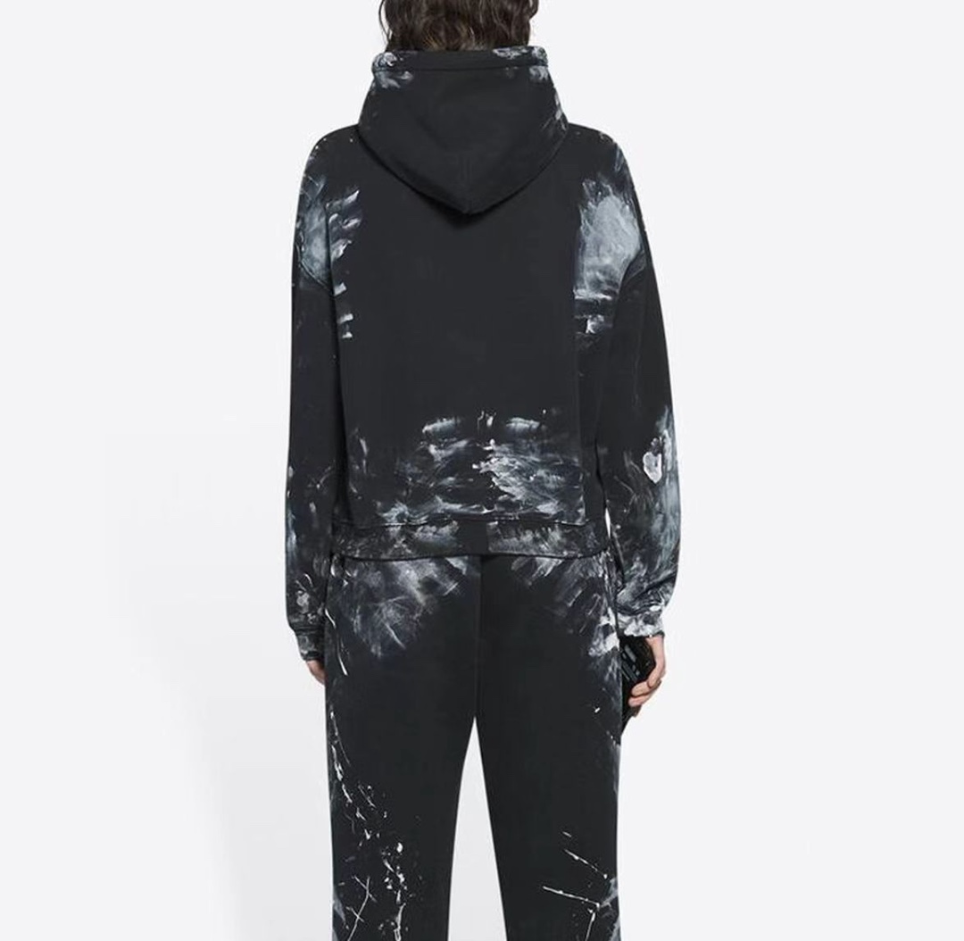 B-l3nc!aga Graffiti Splash Hoodie