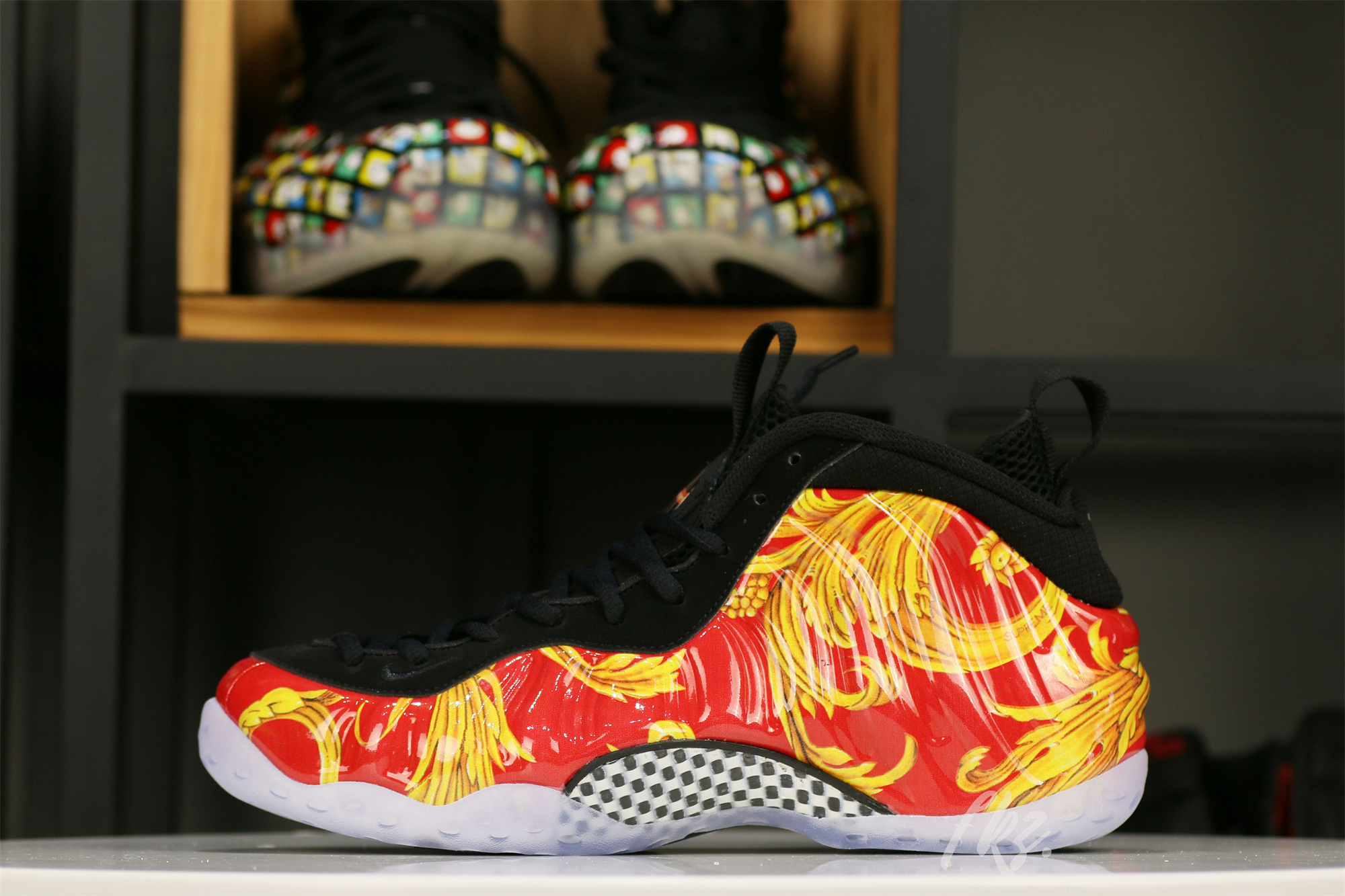 Supeme x Nike Air Foamposite One Red