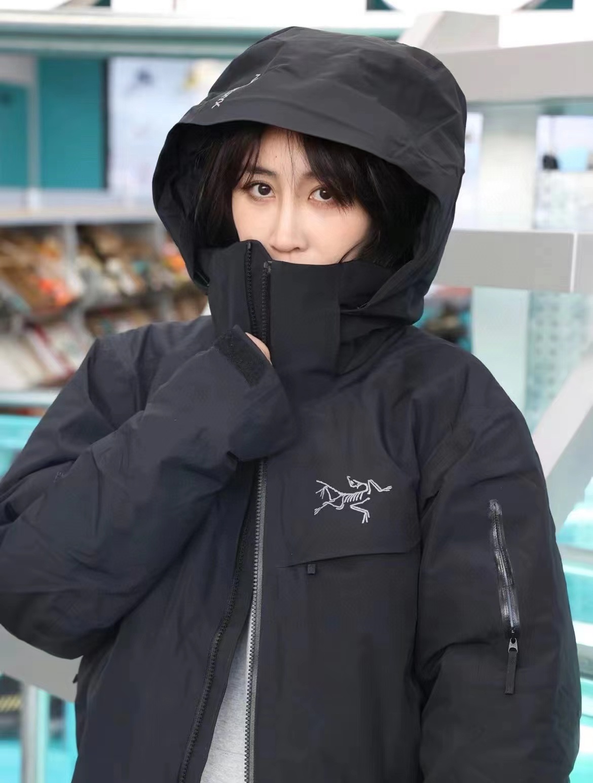 Arcteryx Macai LT Outdoor Windproof Warm Hooded Ski Jacket