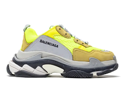 Balenciag* Wmns Triple S Trainer ‘Yellow Fluo’