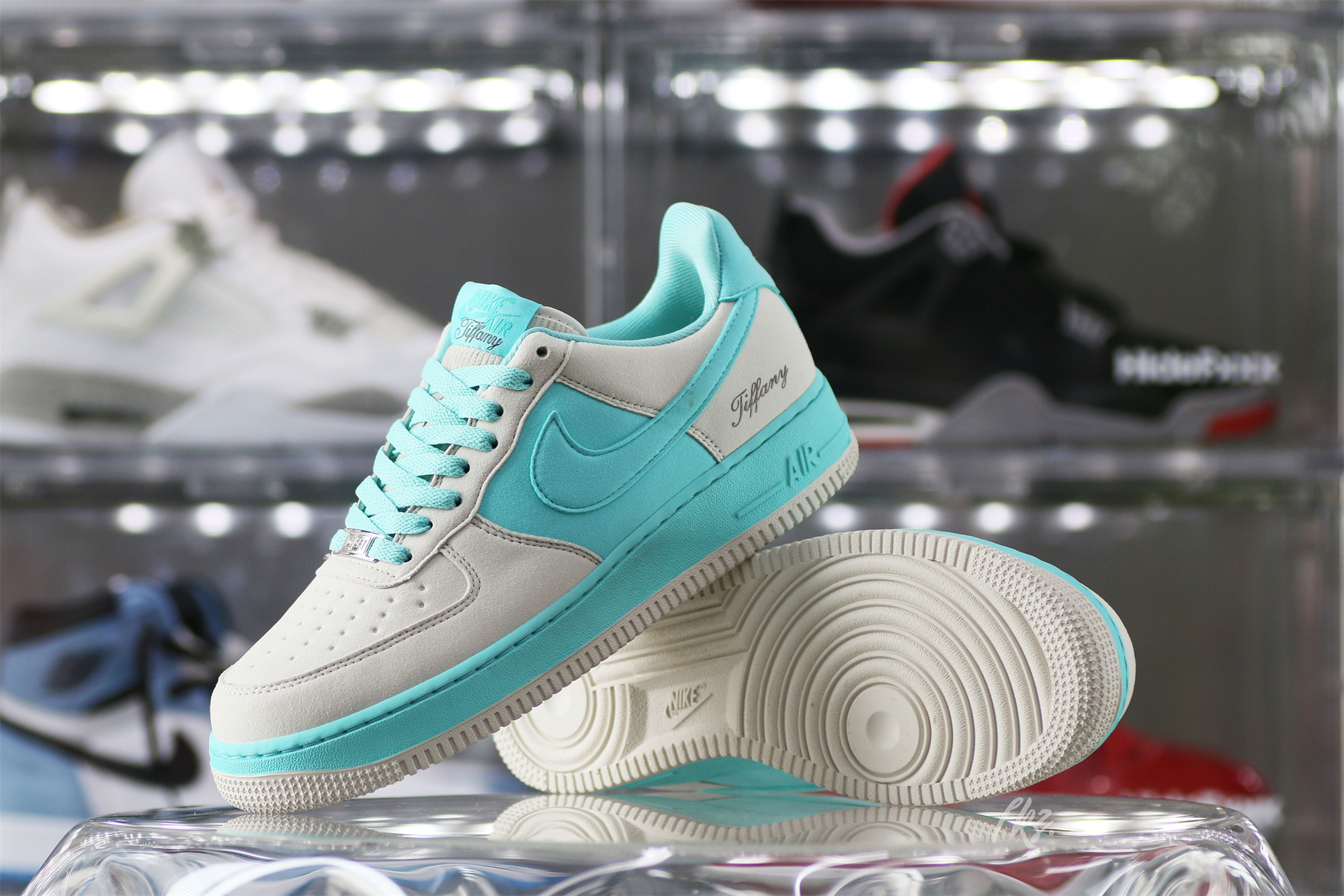Custom Tiffany x Air Force 1 White Blue