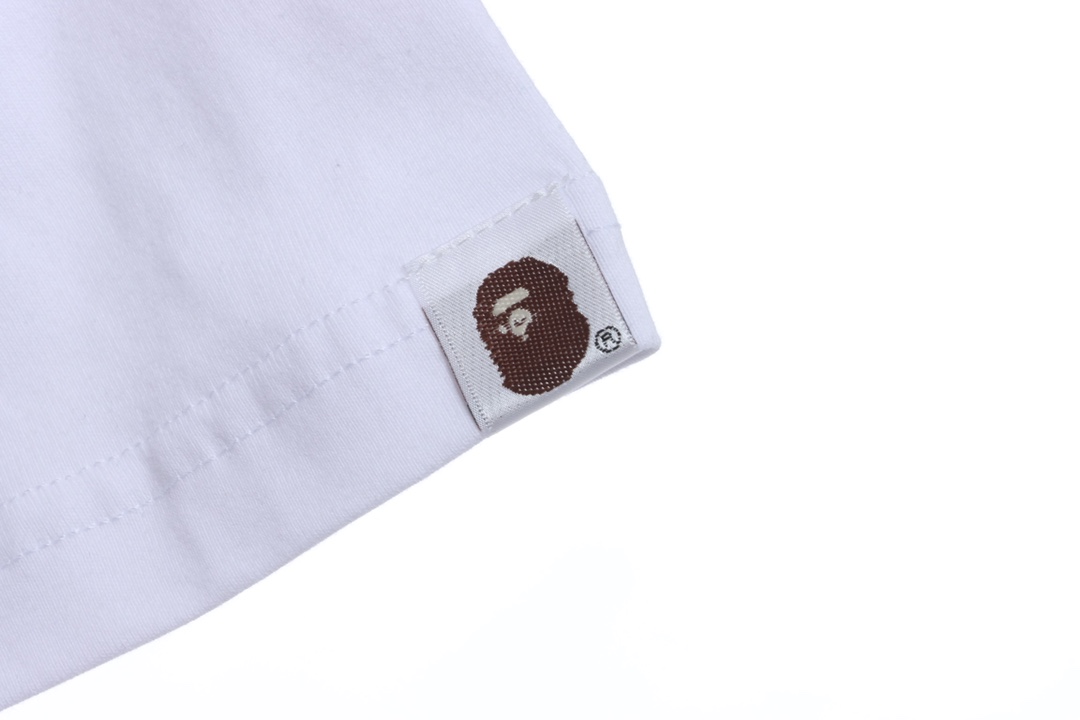 BAPE grid camouflage ape-man with short head and white sleeves