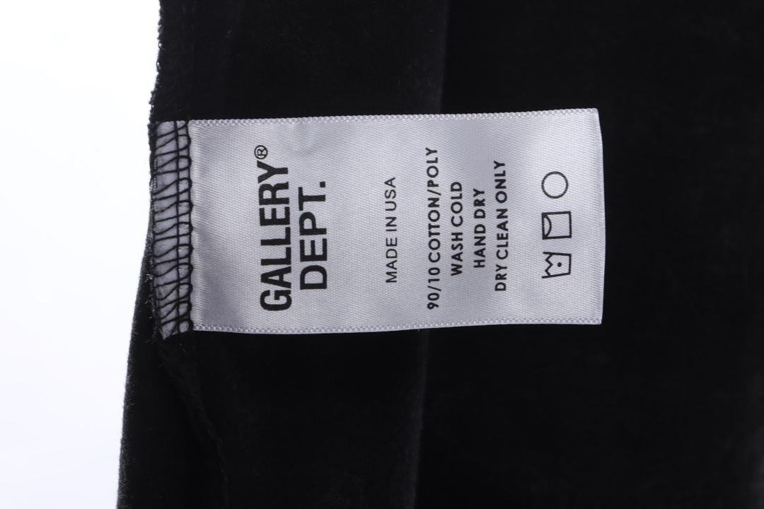 GALLERY DEPT retro gradient letter print short sleeves