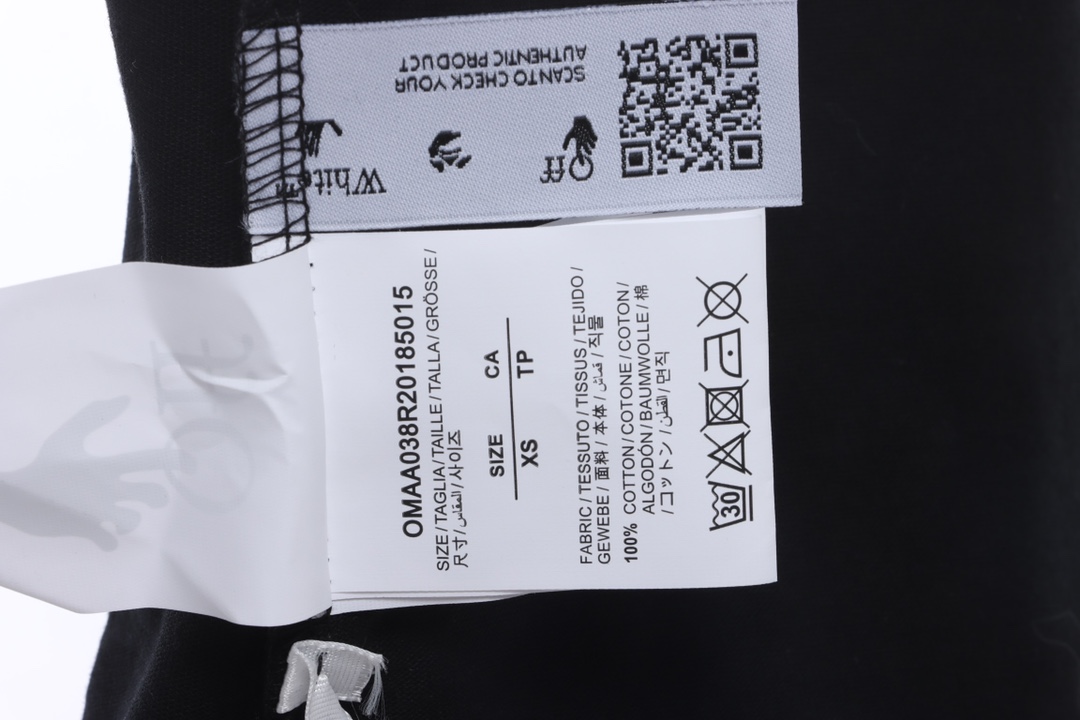 OW tape arrowhead printing short sleeves