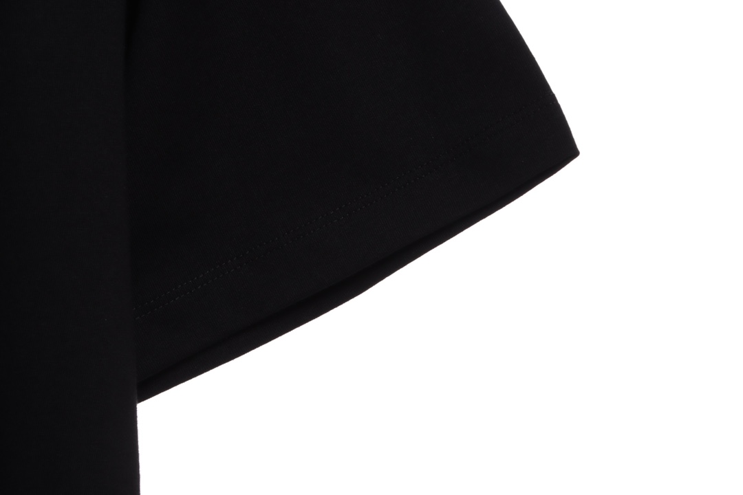 OW angel wings Notre Dame religious oil painting short sleeves