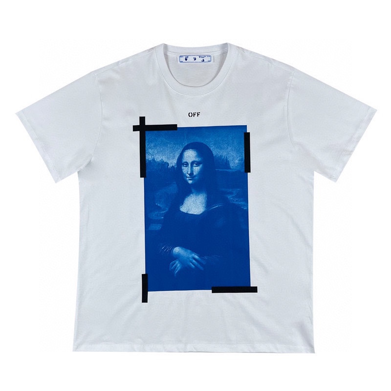 Ow blue Mona Lisa short sleeves