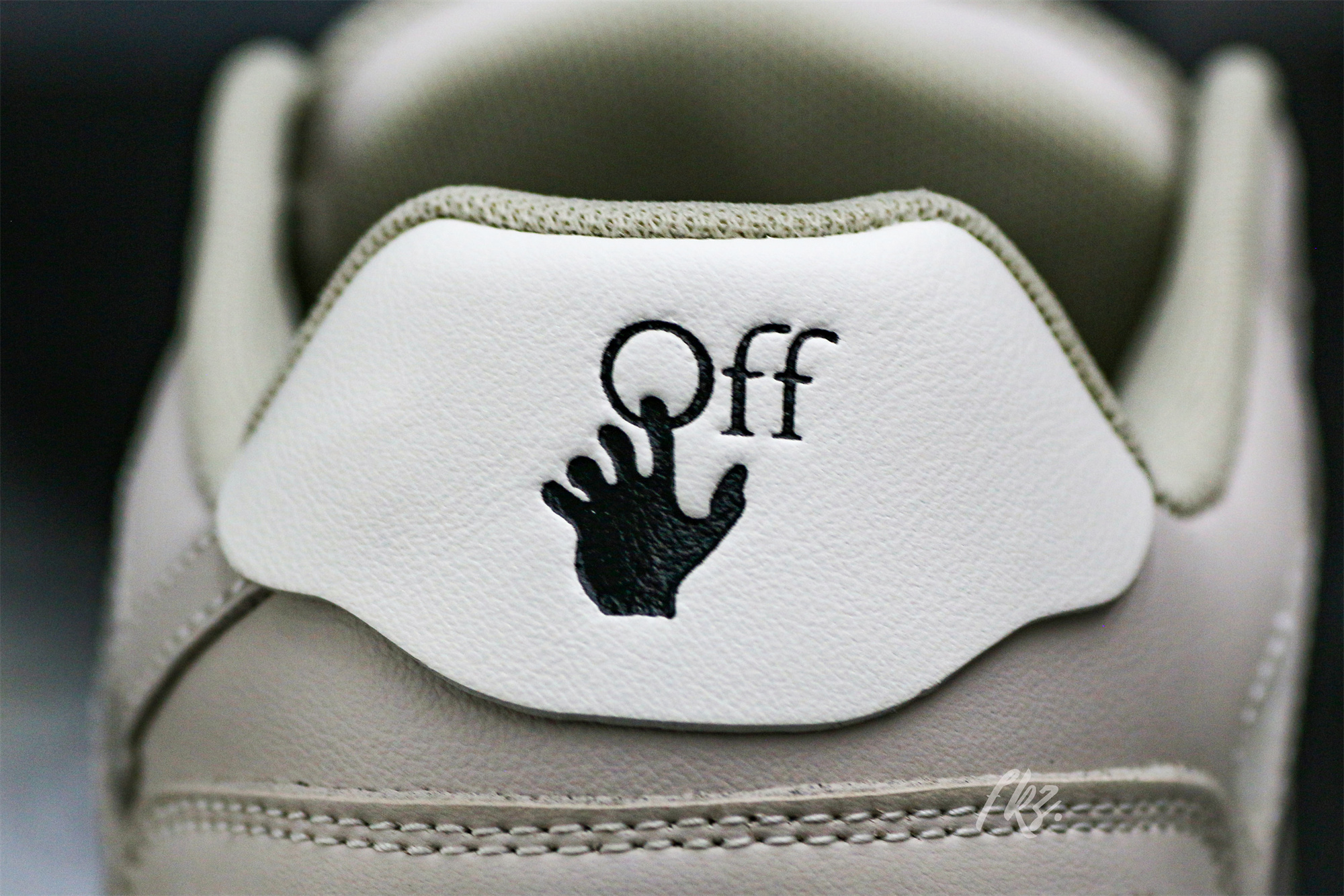 Off-White White & Beige ‘Out Of Office’ Sneakers