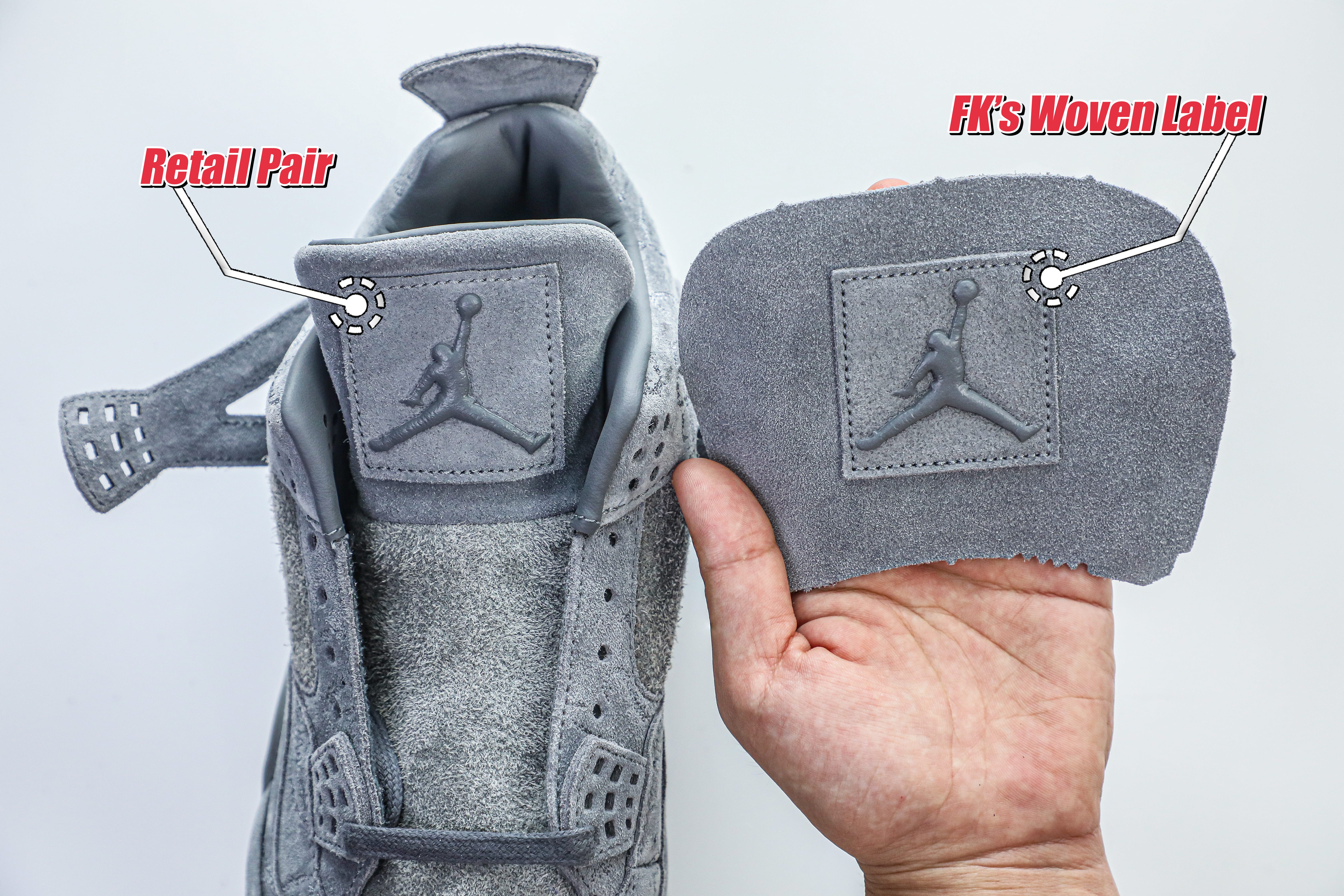 Kaws X Air Jordan 4 Retro Grey 2017 (LN5 A1 Batch)