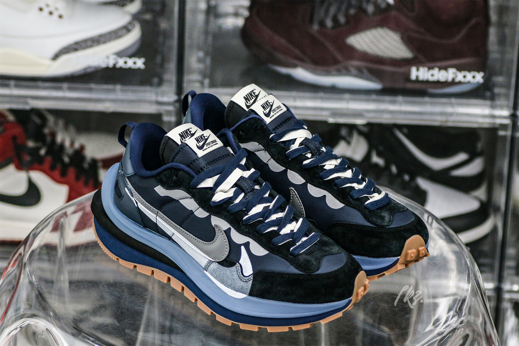 Sacai x Nike VaporWaffle 3.0 White Grey Blue