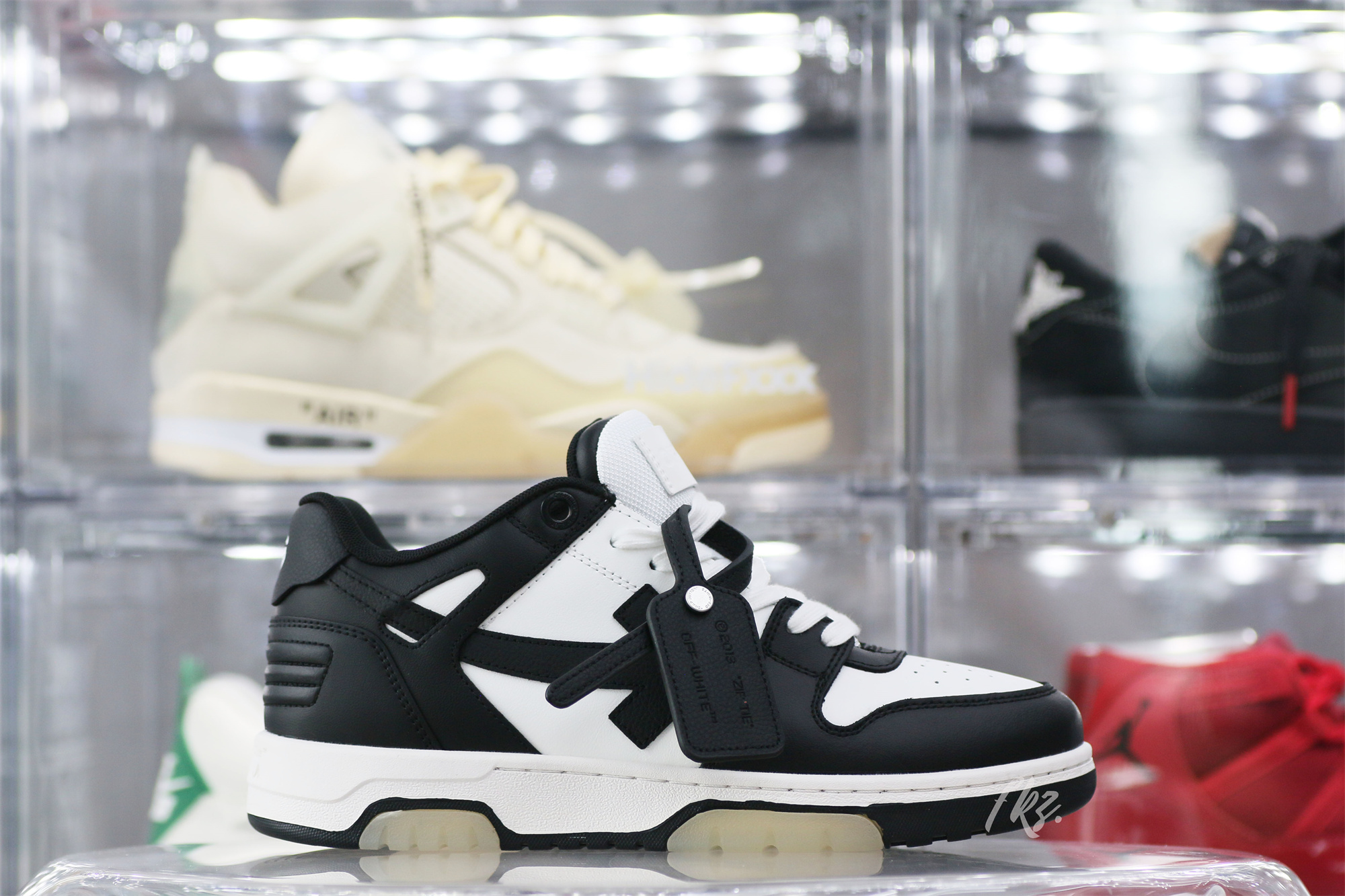 OFF-WHITE Black & White Out Of Office Sneakers