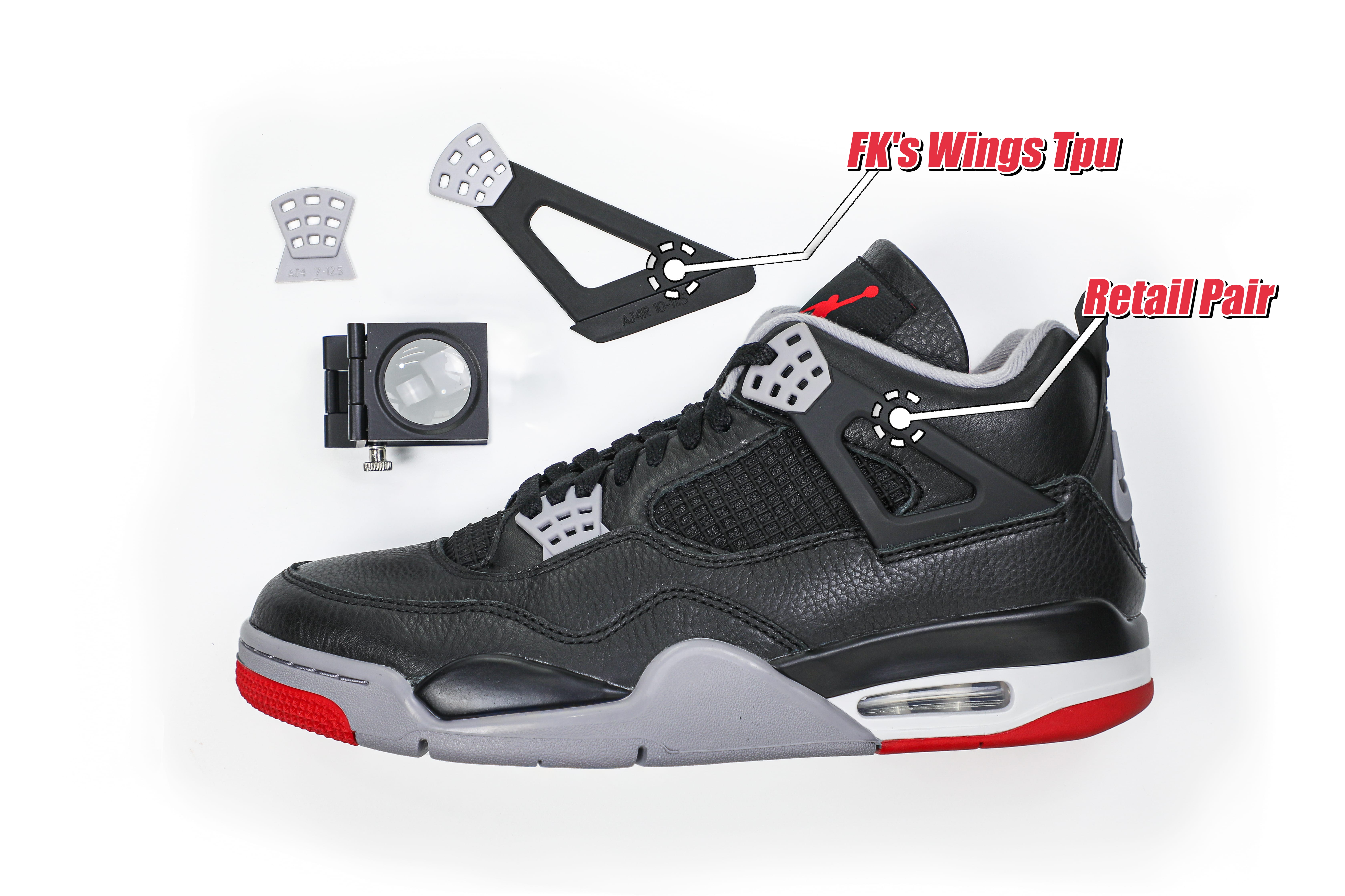 Air Jordan 4 Retro Bred Reimagined 2024 (LN5 A1 Batch)