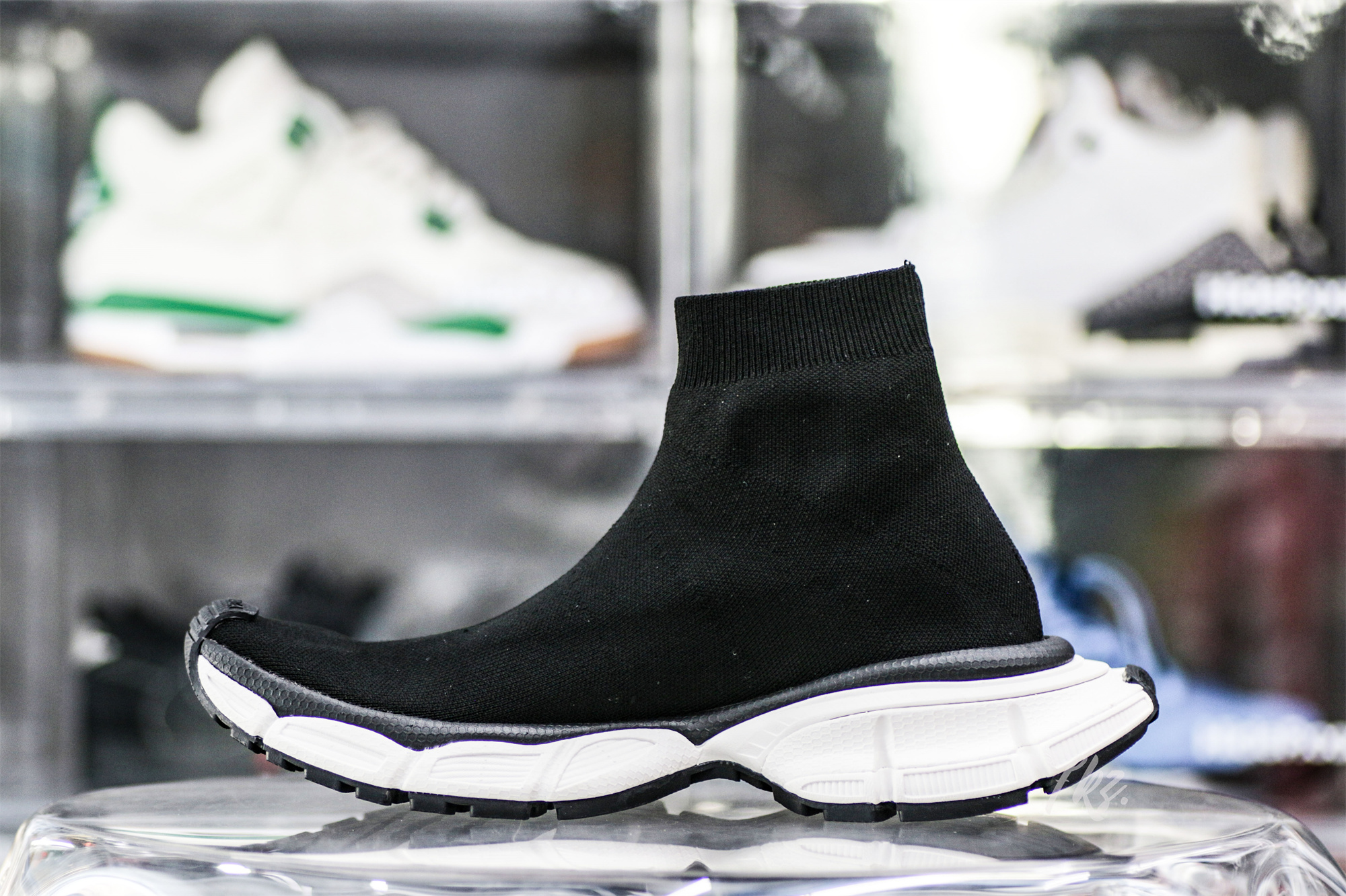 Balenciag* 3XL Sock Sneaker ‘Black White’