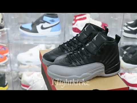 Air Jordan 12 Retro Black Wolf Grey