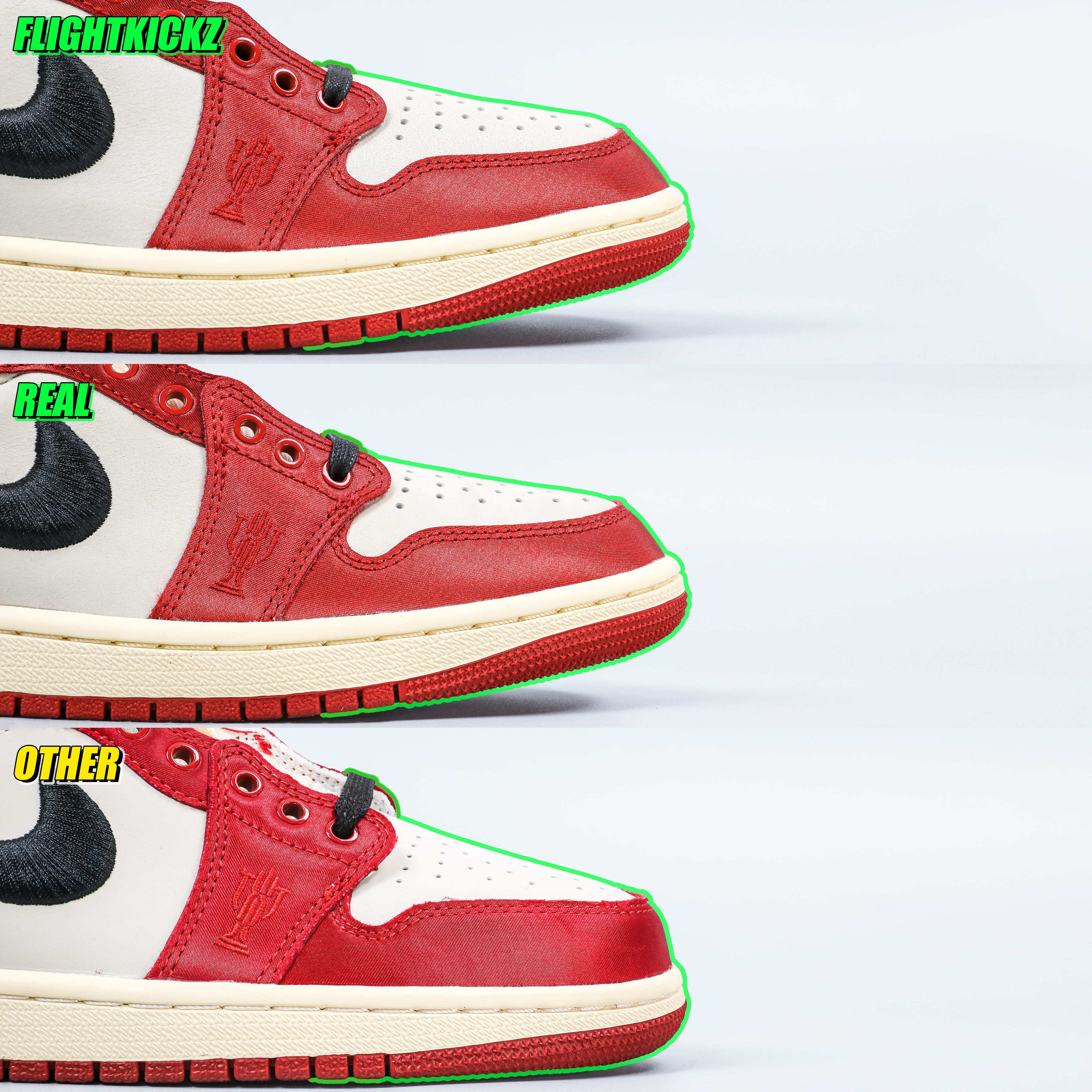 Trophy Room X Air Jordan 1 Retro Low OG SP Away 2024(LN5 A1 Batch)