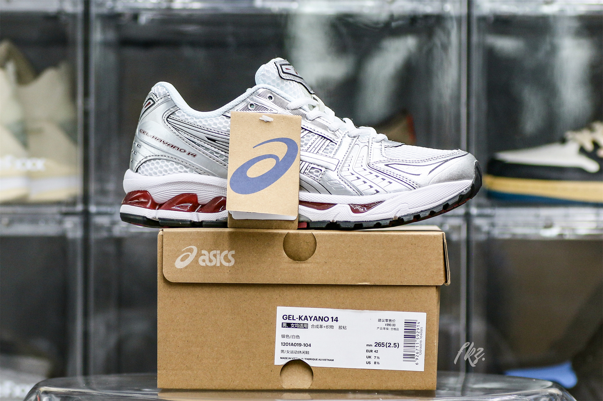 Gel Kayano 14 Pure Silver Red 2021
