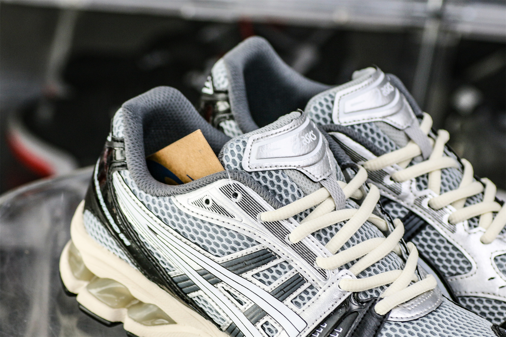Gel Kayano 14 Black Glacier Grey Silver 2023