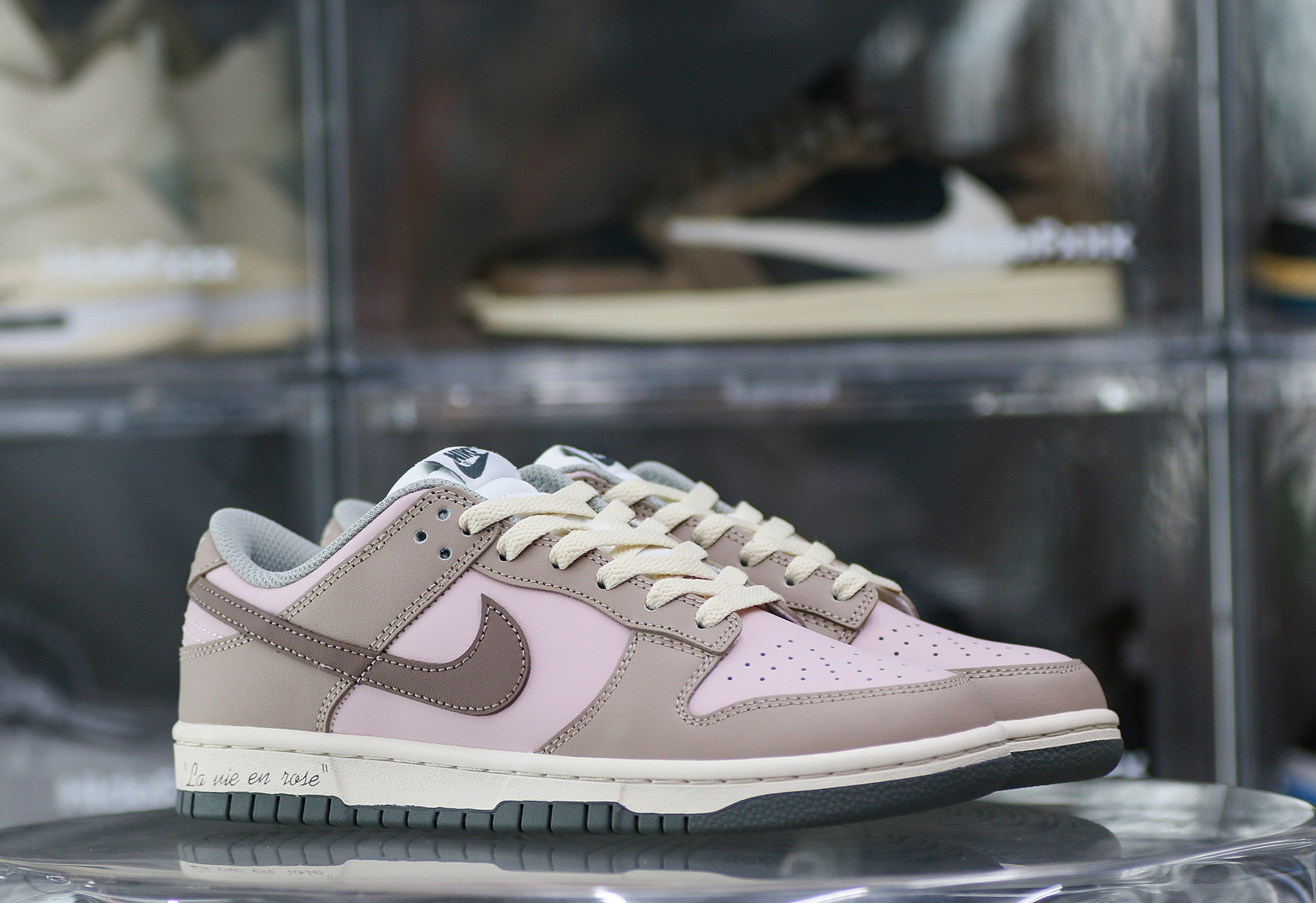 Nike Dunk Low Smoke Grey Pink Custom