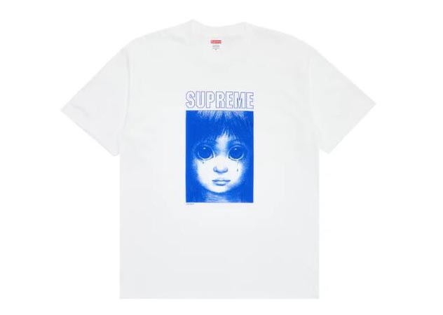 Suprem3 Margaret Keane Teardrop Tee ‘White’