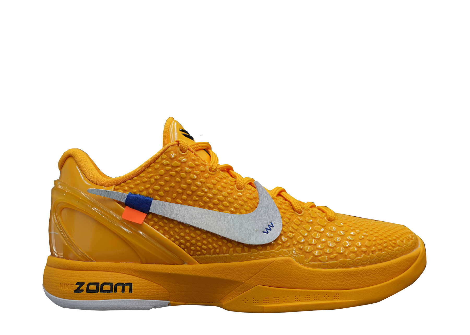 Off White x Nike Zoom Kobe 6 Yellow Custom(A1 Batch)