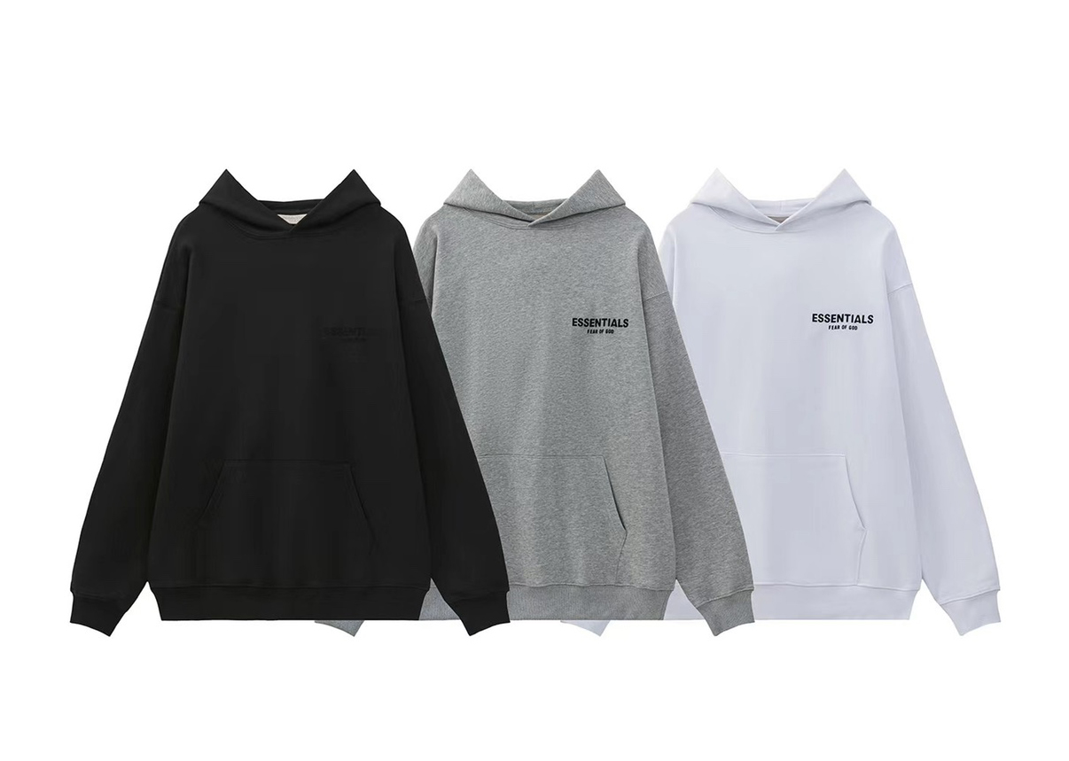 Fear of God Essentials Dark Oatmeal Hoodie
