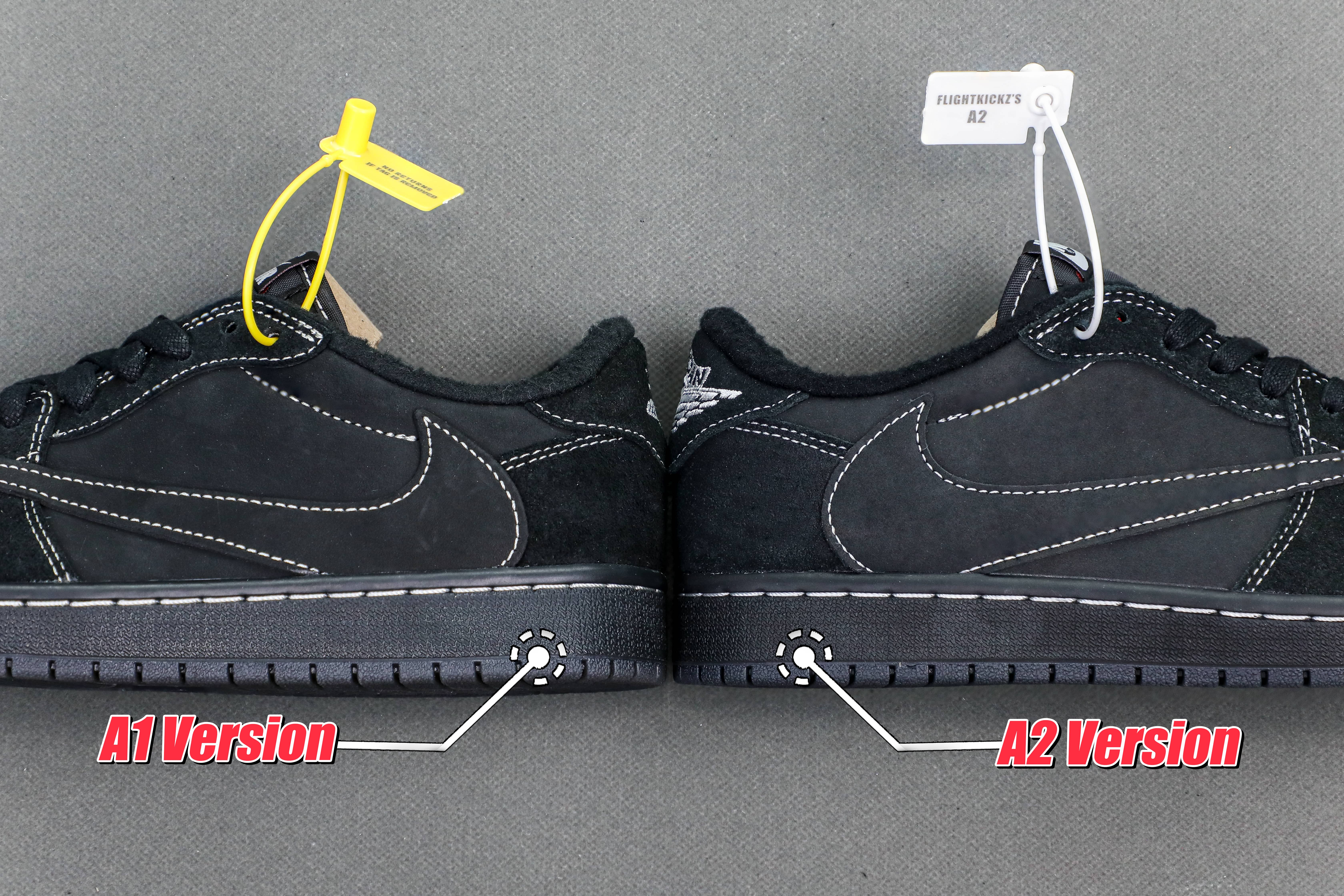 Travis Scott x Nike Air Jordan 1 Low OG “BlackPhantom”(A2 Batch)