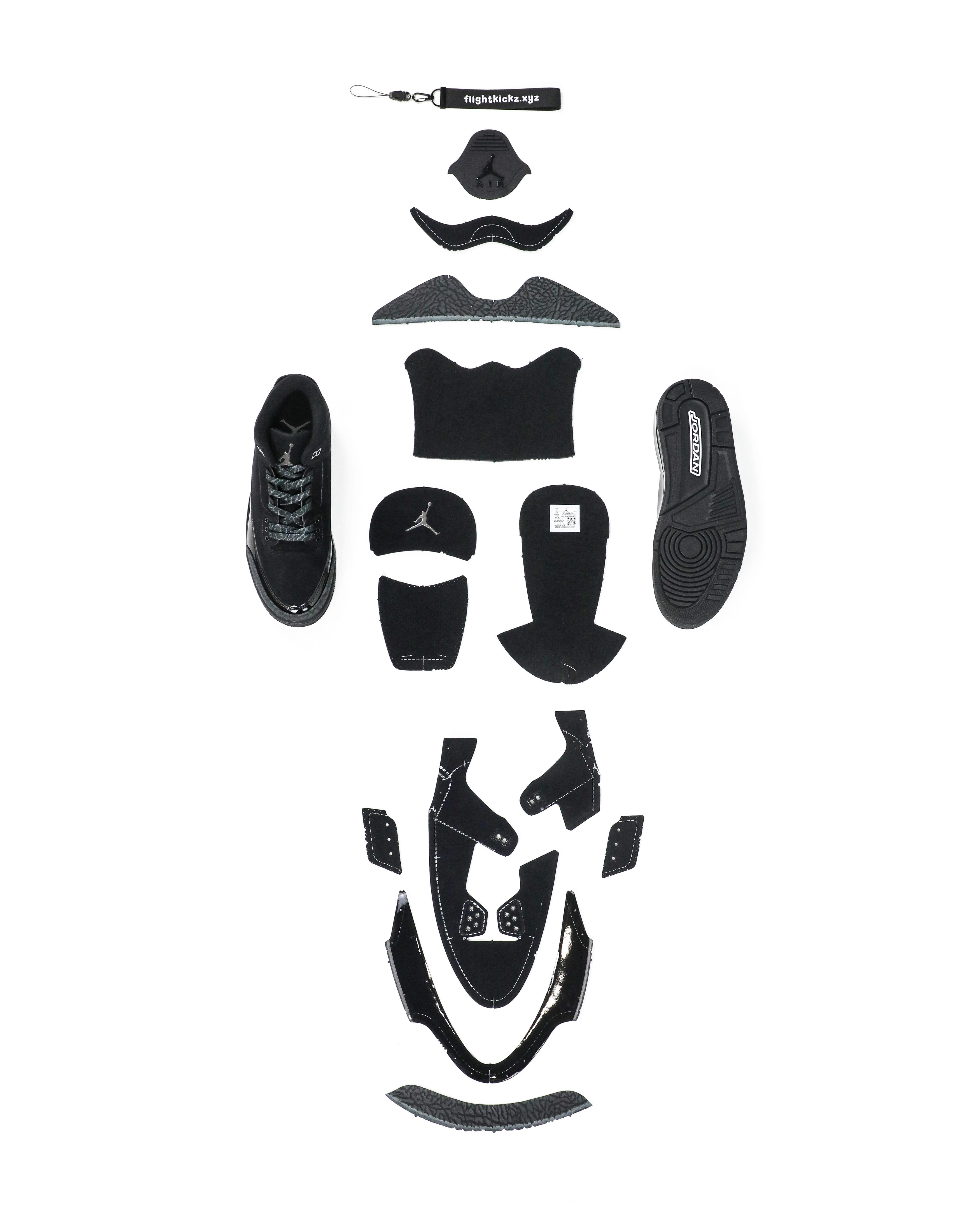 Air Jordan 3 Black Cat 2025 (A1 Batch)