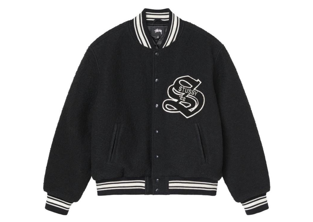 Stussy FW22 Casentino Wool Varsity Jacket