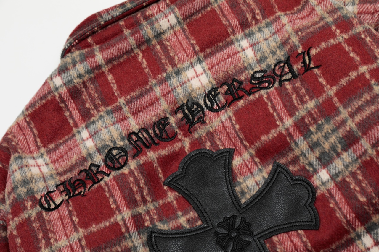 Chrome Hearts Plaid Flannel wool Jacket